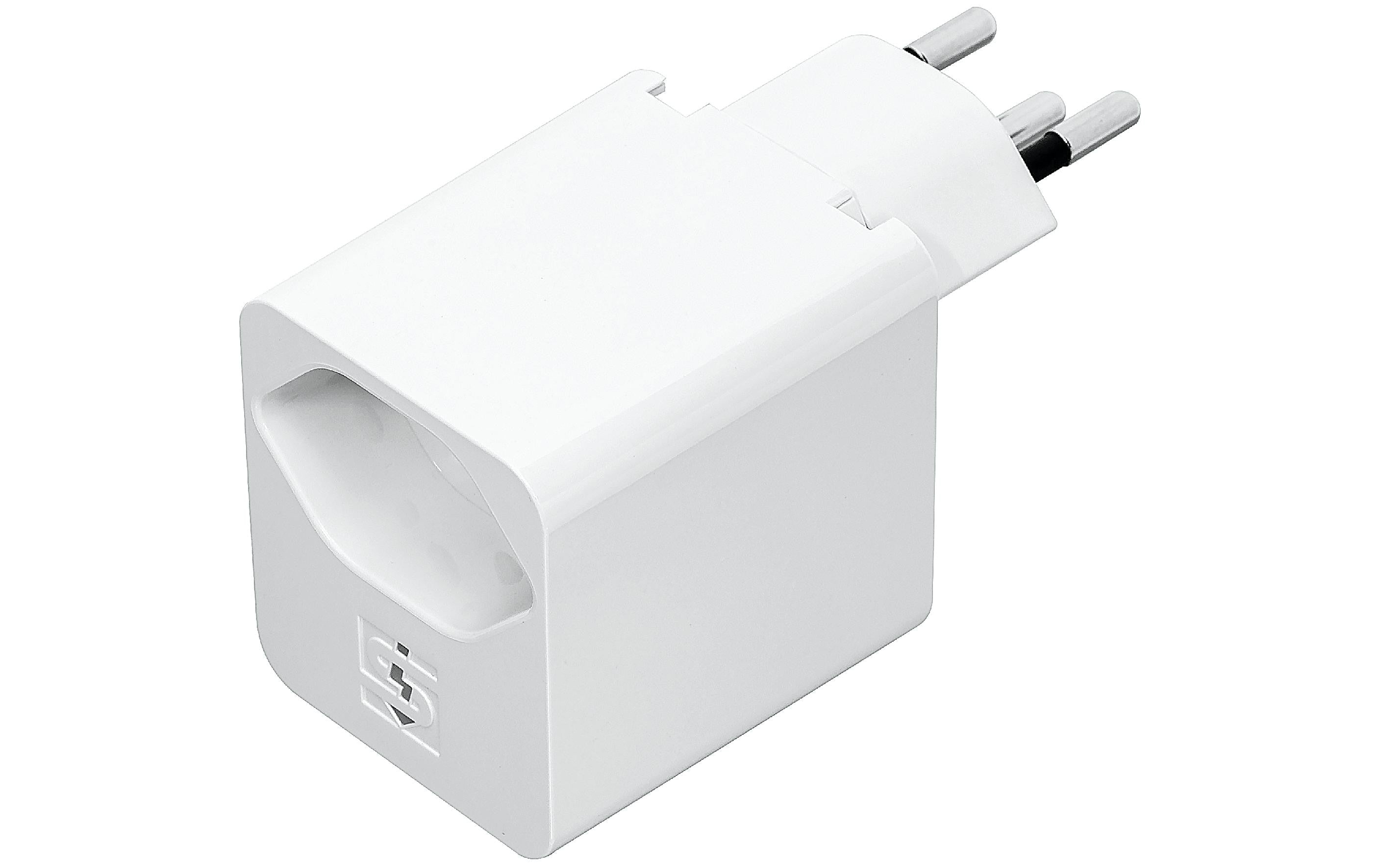 Abzweigstecker 1xT13, mit USB C 20W 5V, 3A, 20W, weiss