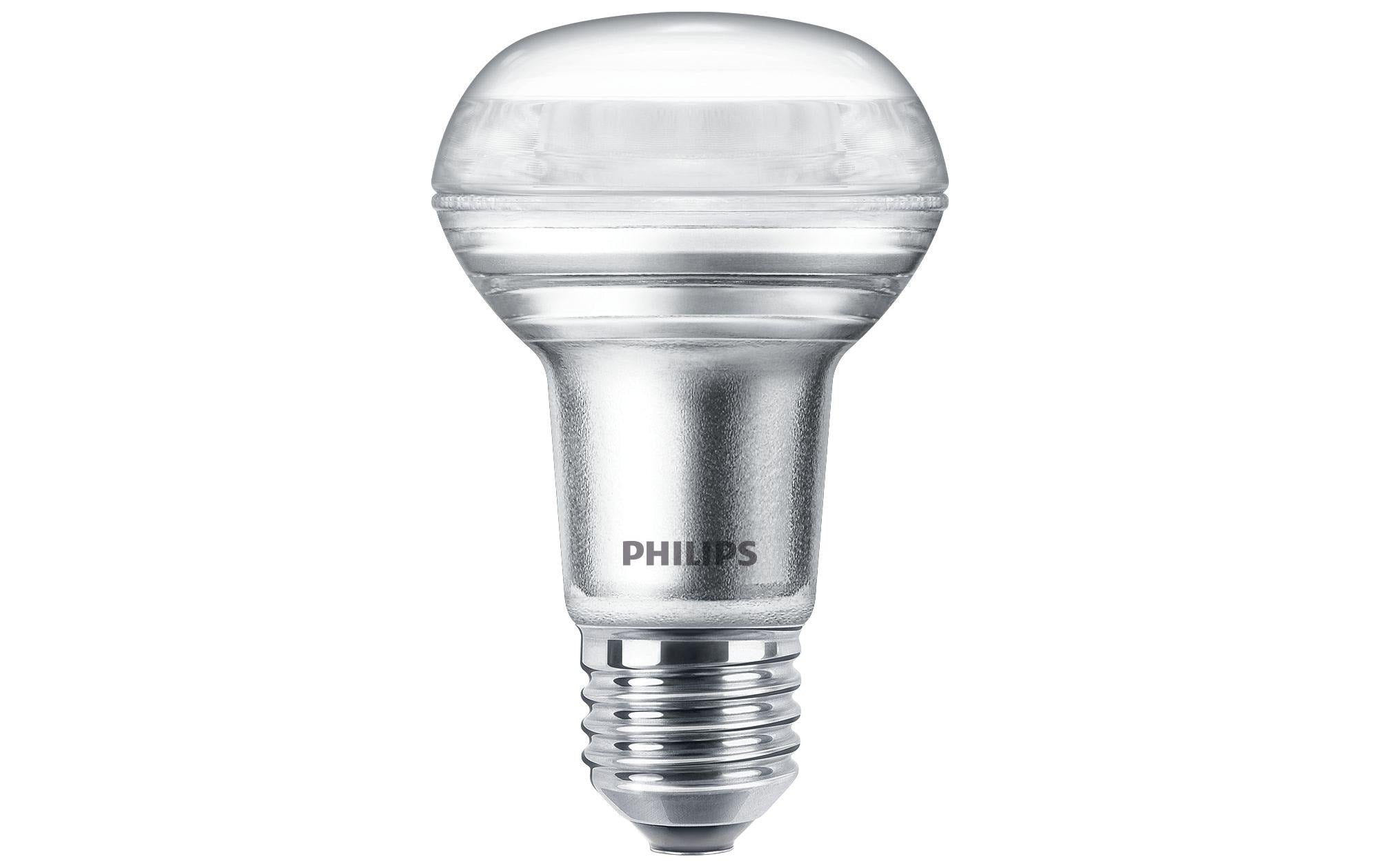Philips LED Lampe 4.5W (60W) E27, R63, 345lm, 2700K, klar