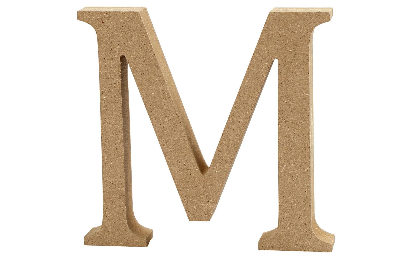 Creativ Company Holzbuchstabe 13 cm M