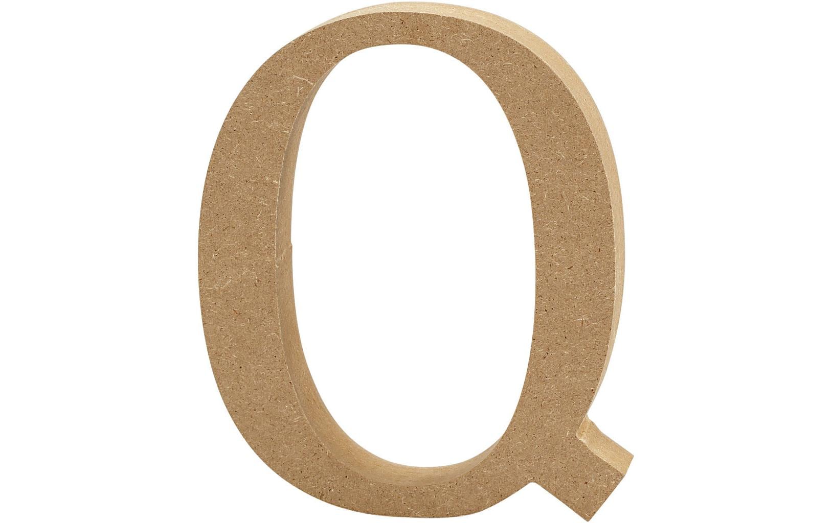 Creativ Company Holzbuchstabe 13 cm Q