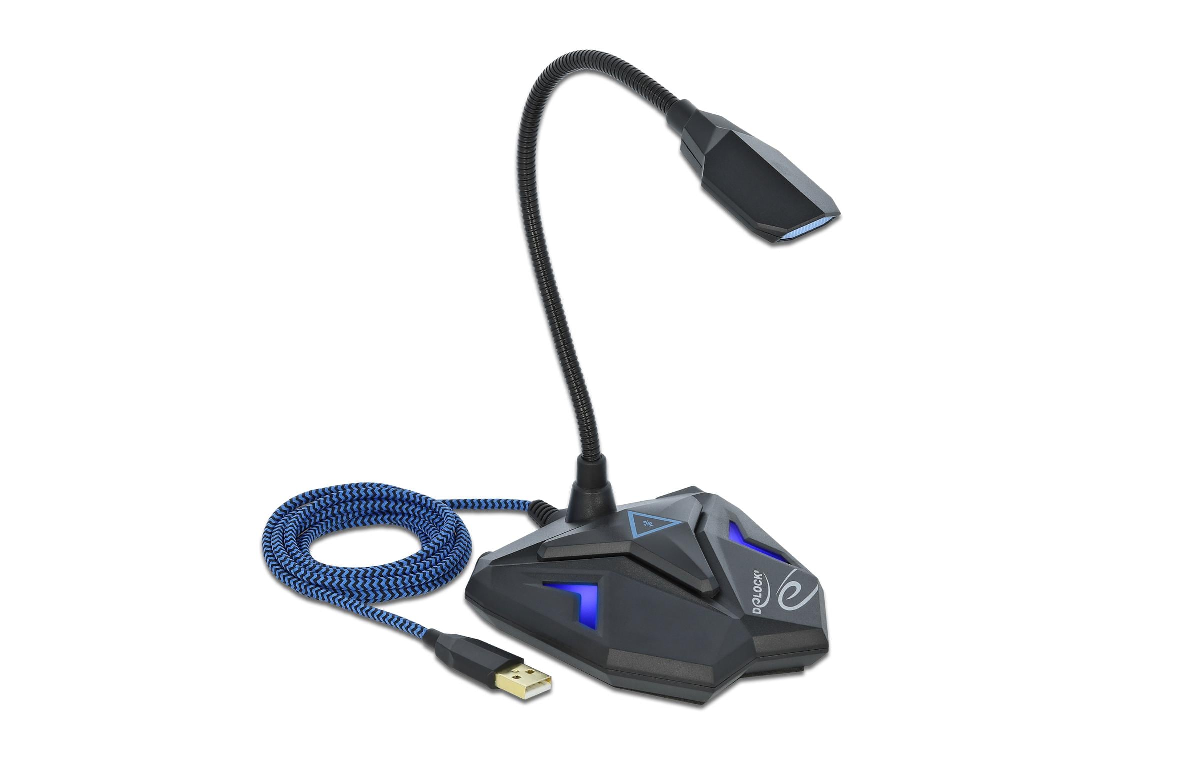 Delock USB Gaming Microphon, Tischständer 2