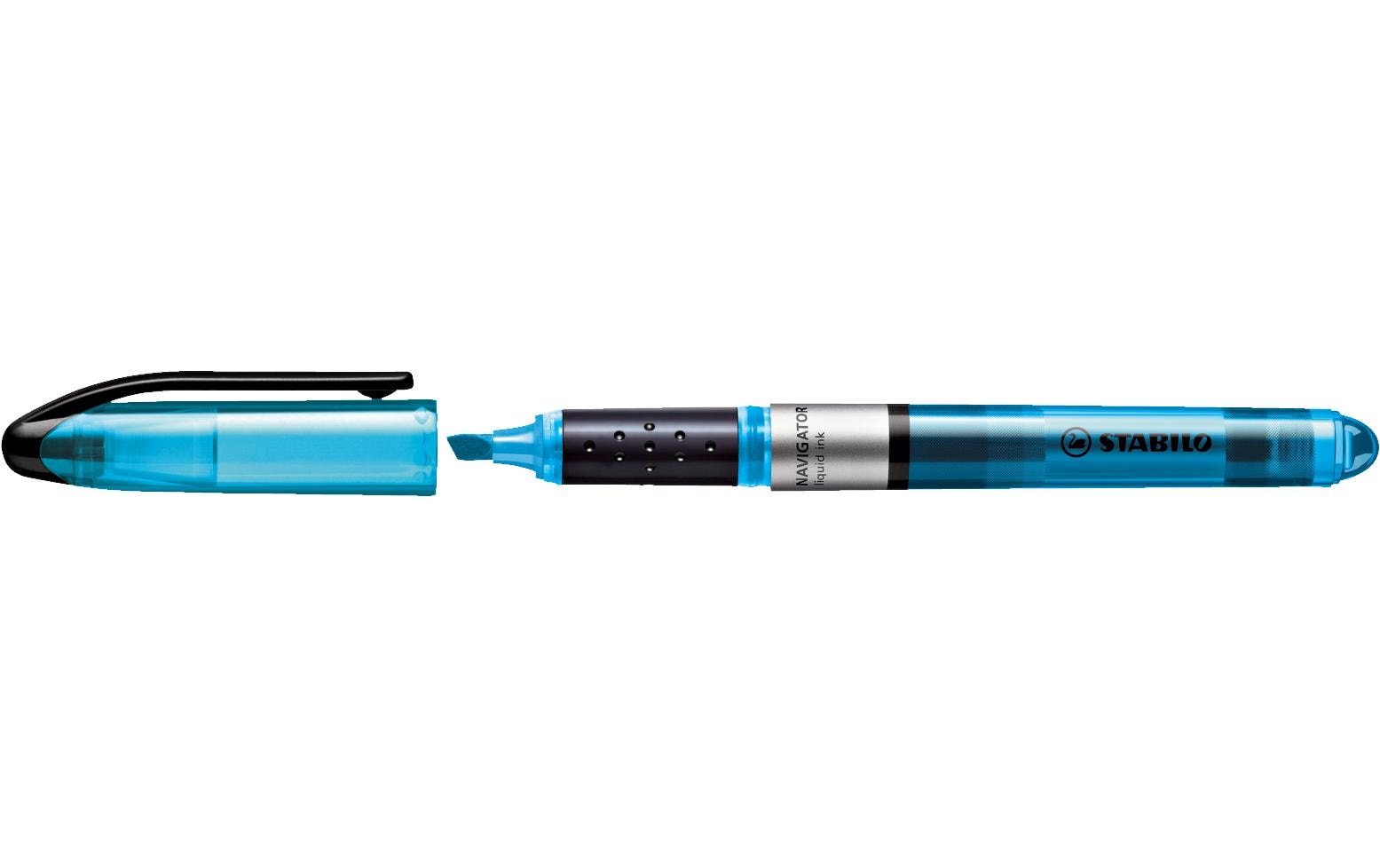 Stabilo Leuchtmarker Navigator blau 10 Stück