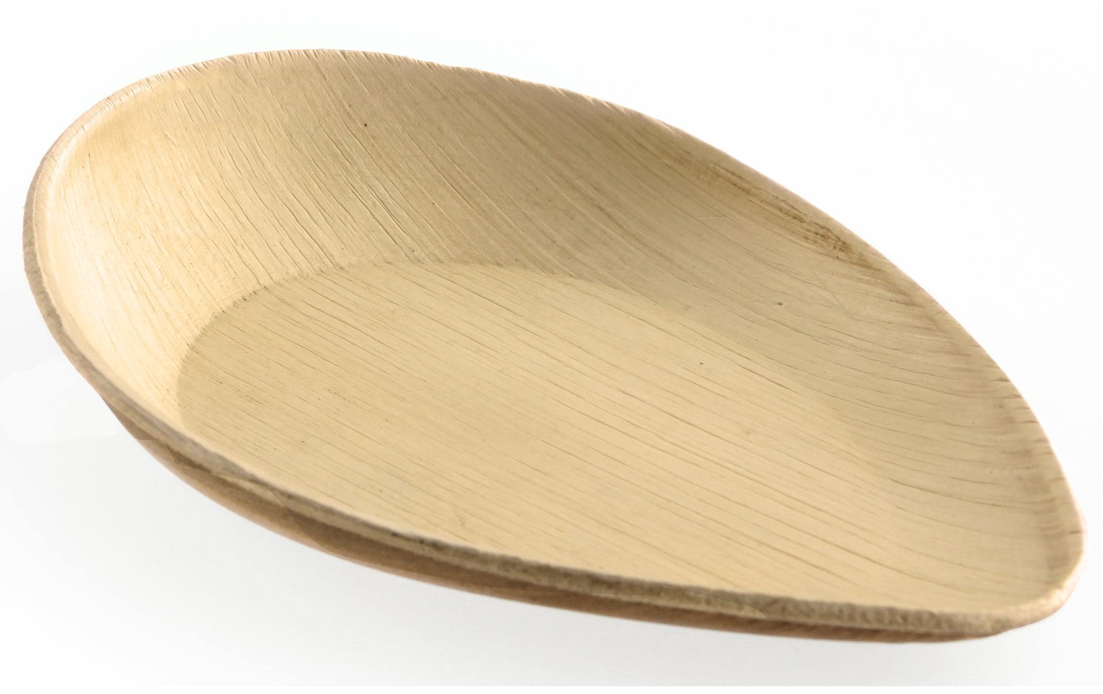 Sier Palm Teller oval point 20 Stück, 170 x 108 x h25/12 mm