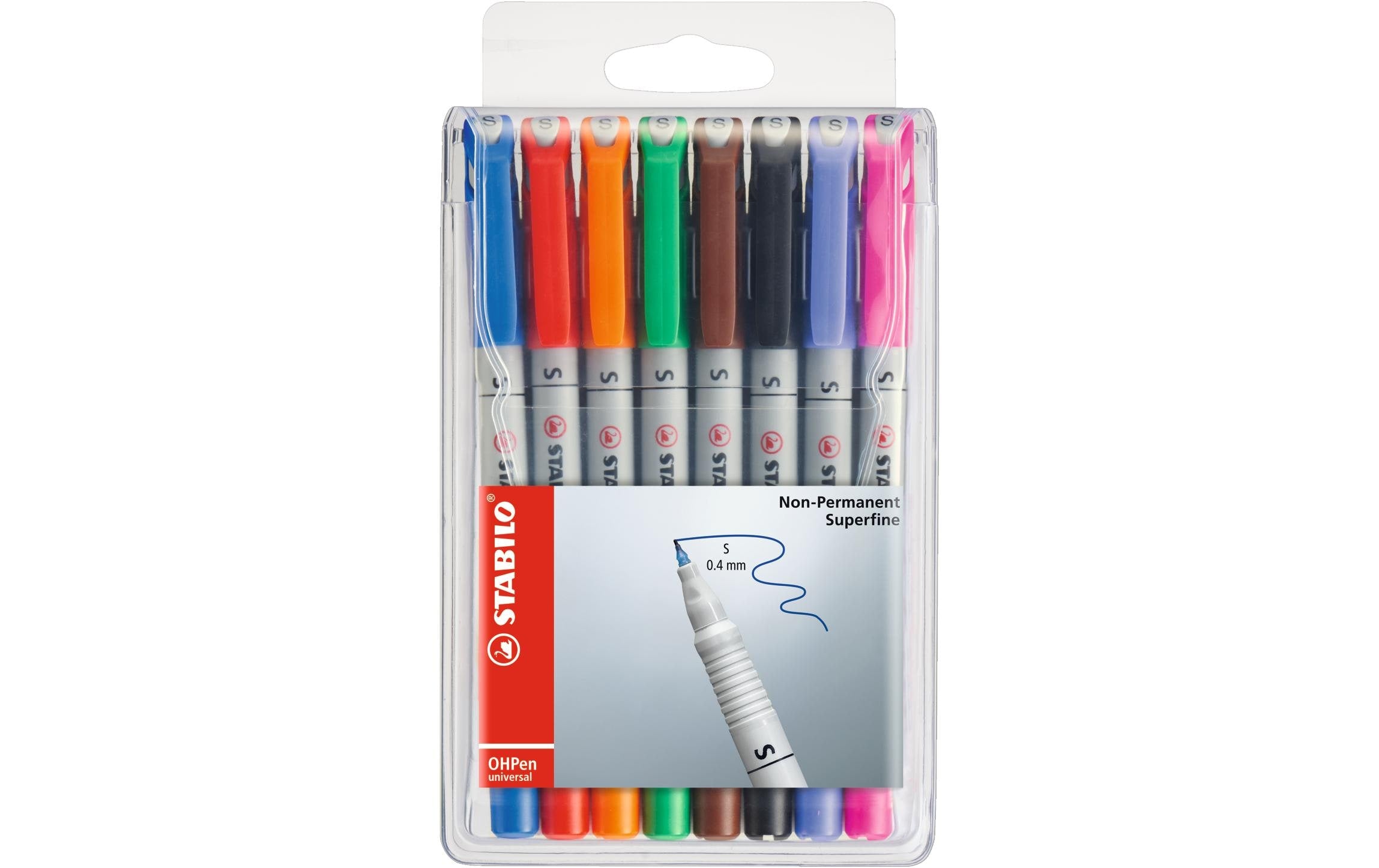 STABILO OHPen Universal NonPermanent S 8er Etui