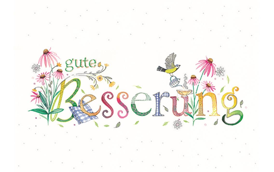 Cart Glückwunschkarte Gute Besserung Format B6 (12.5 x 17.6 cm)