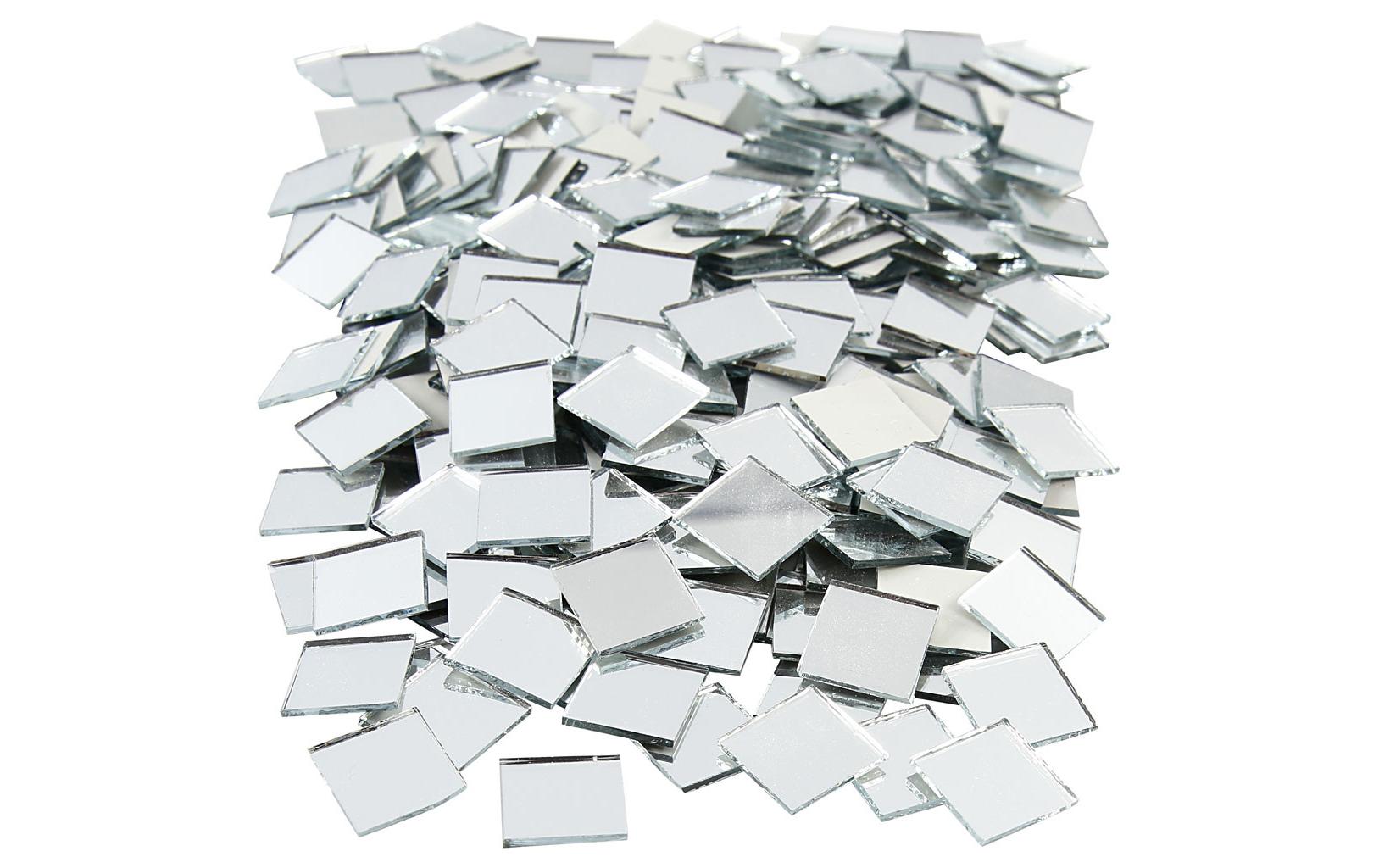 Creativ Company Spiegelmosaik 16 x 16 mm, 2 mm, 500 Stück