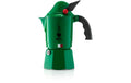 Bialetti Break Alpina 3 Tassen Aluminium mit schwarzem Kunststoff