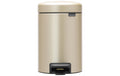 Brabantia NewIcon Treteimer 3 Liter Champagne, Inhalt 3 Liter