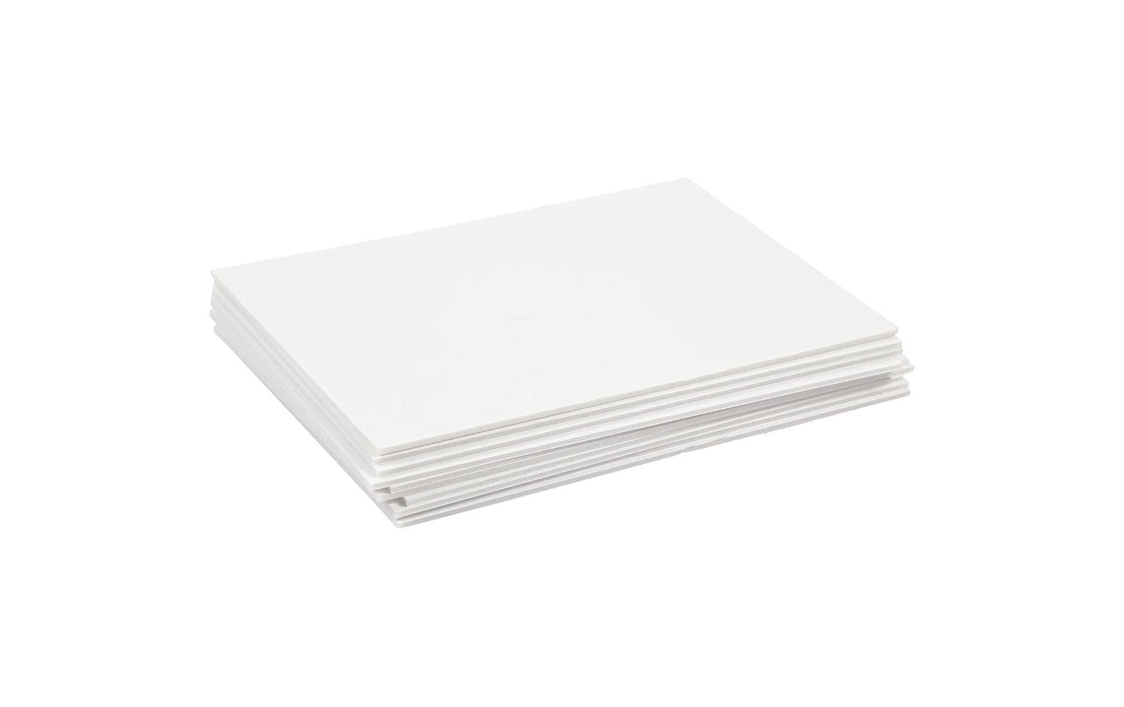 Creativ Company Schaumstoffplatten A4 3 mm, weiss, 10 Blatt