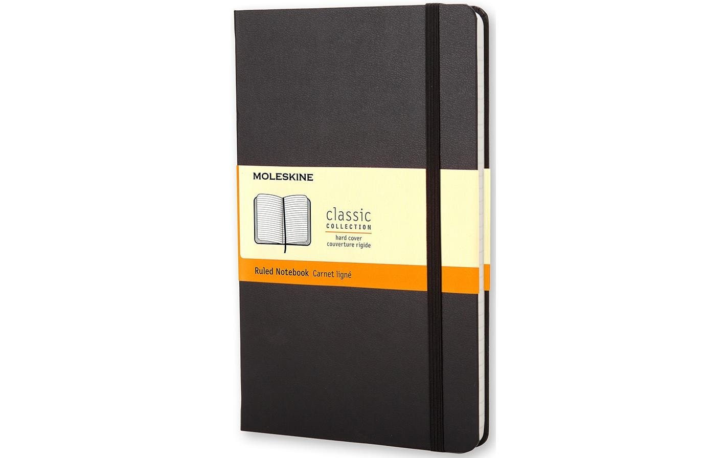 Moleskine Notizbuch Classic A6 Schwarz liniert, Hardcover
