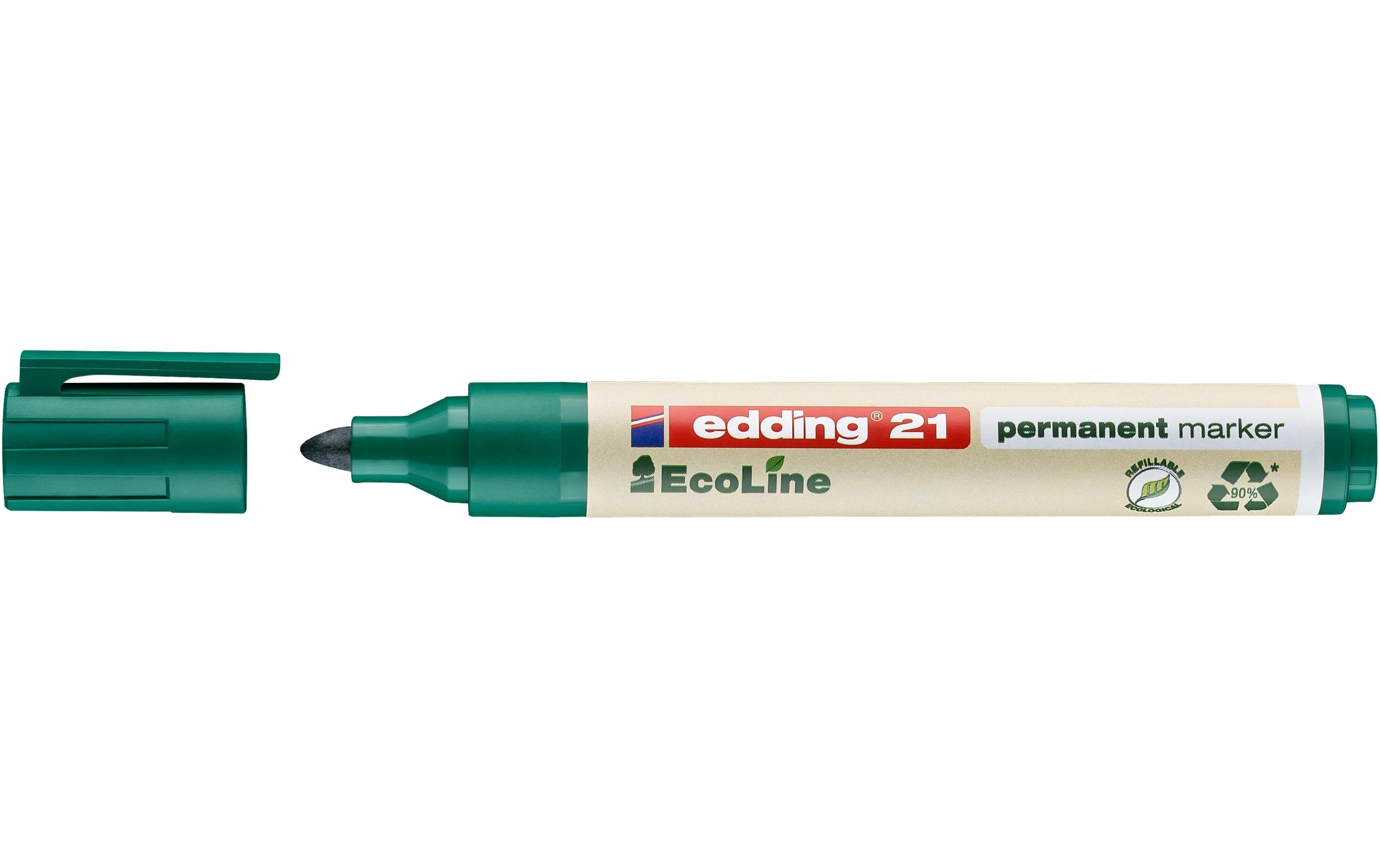 Edding Permanent Marker 21 Ecoline grün, 1 Stück