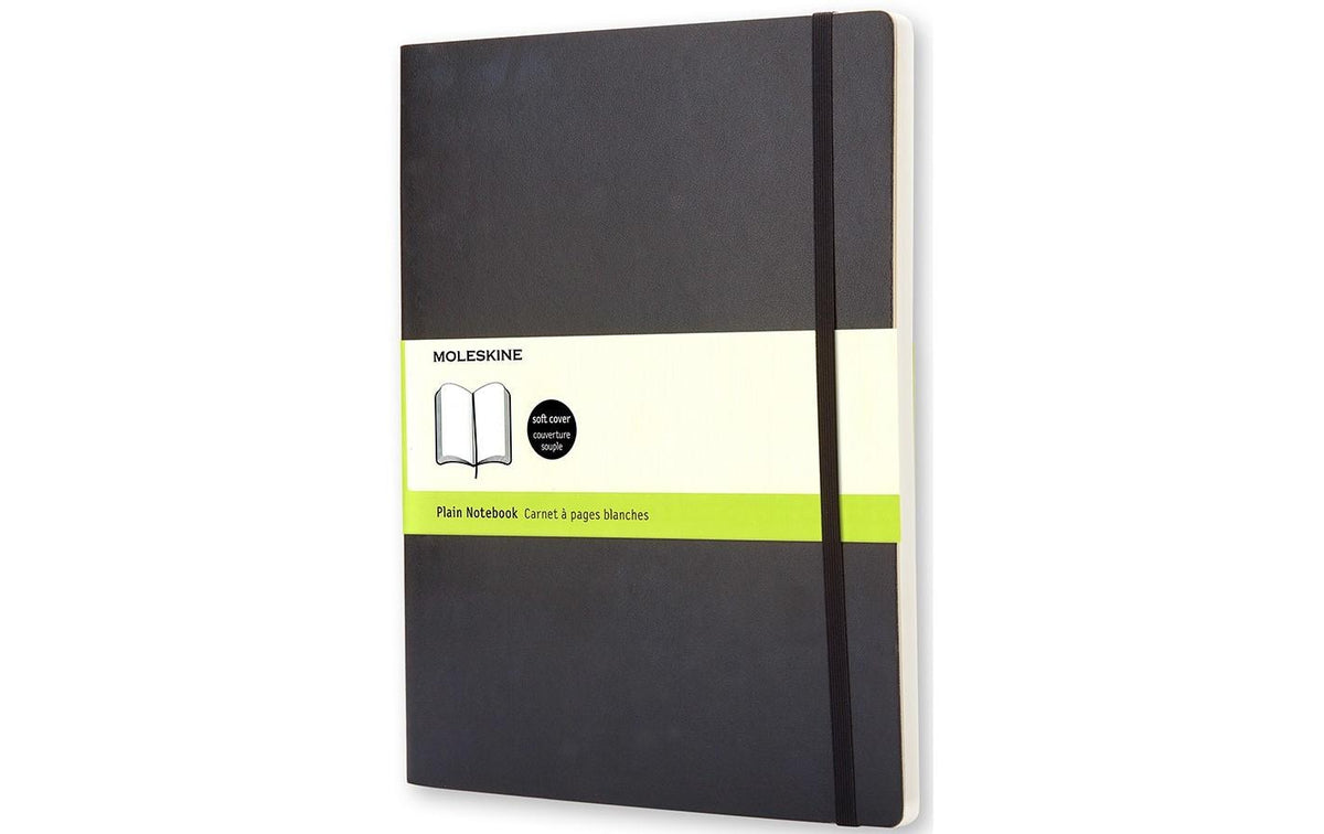 Moleskine Notizbuch XL Schwarz blanko, Softcover