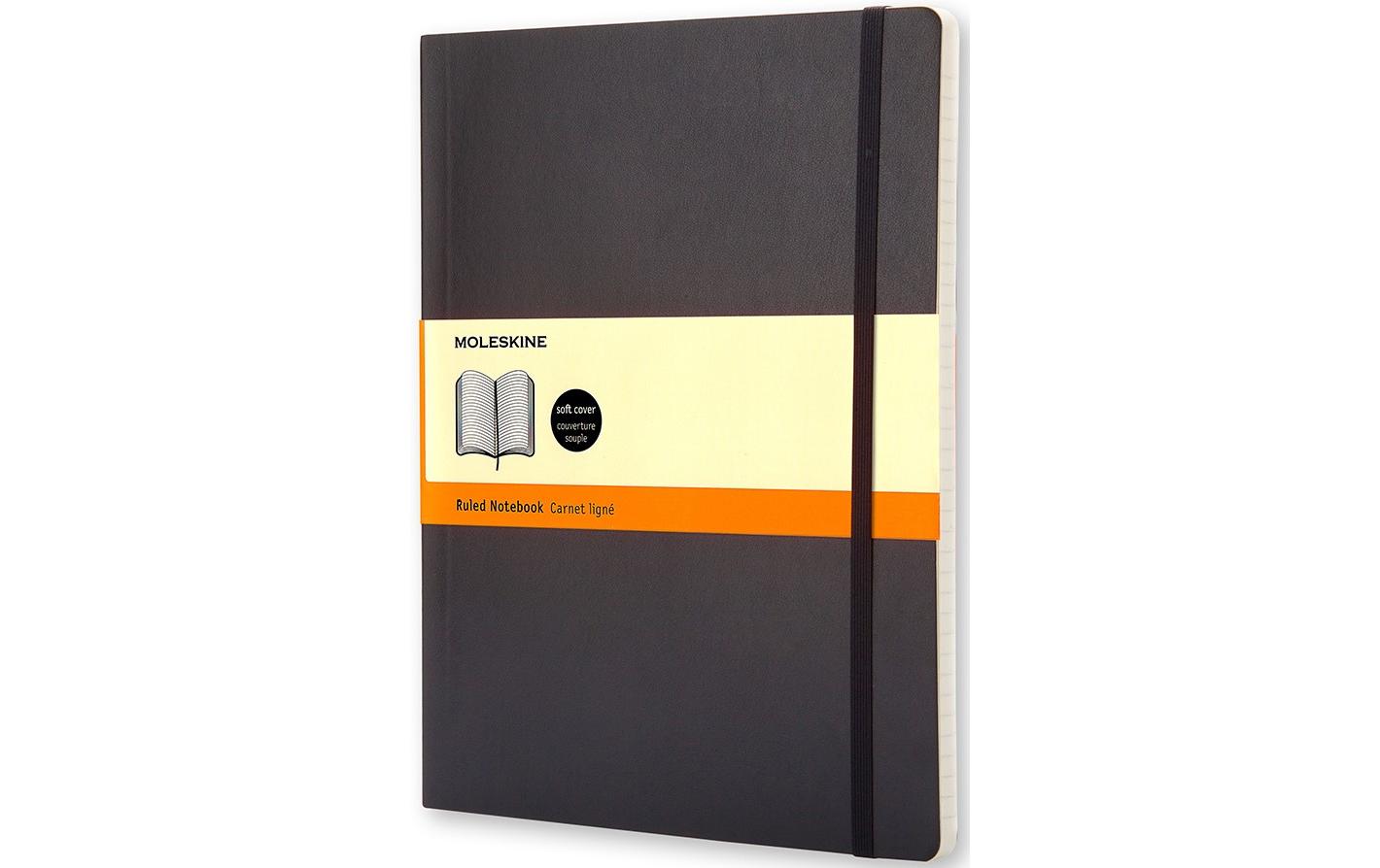 Moleskine Notizbuch XL Schwarz liniert, Softcover