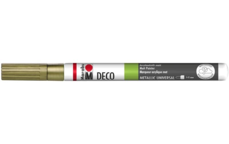Marabu Acrylstifte Deco Painter 1 - 2 mm Spitze, Gold