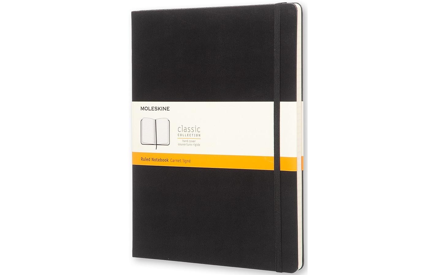 Moleskine Notizbuch XL Schwarz liniert, Hardcover