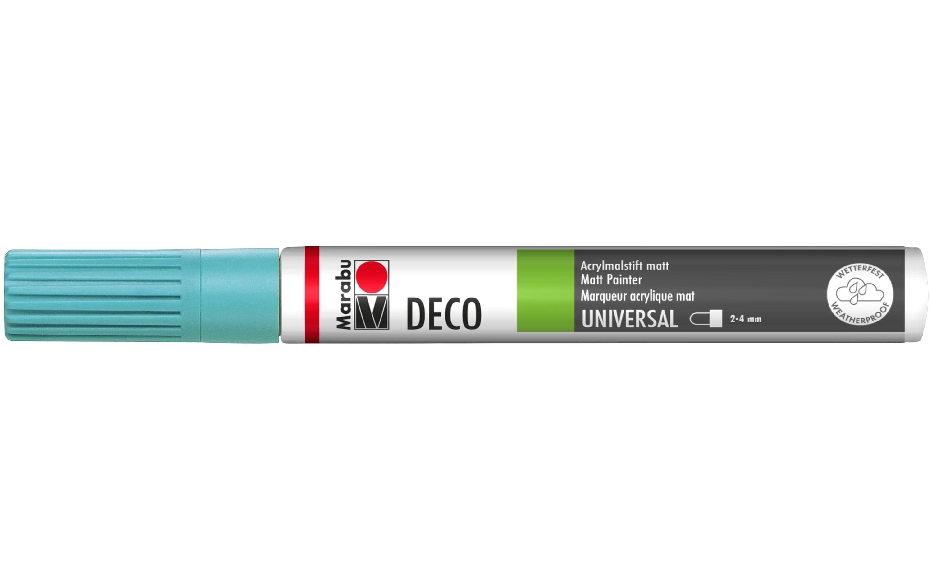 Marabu Acrylstifte Deco Painter 2 - 4 mm Spitze, Aquamarin