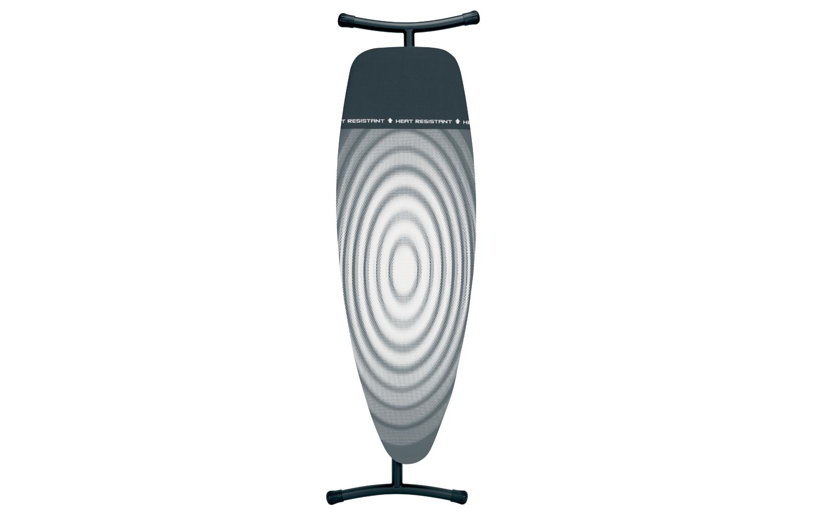 Brabantia Bügeltisch Titan Oval mit hitzebeständiger Parkzone, 135 x 45
