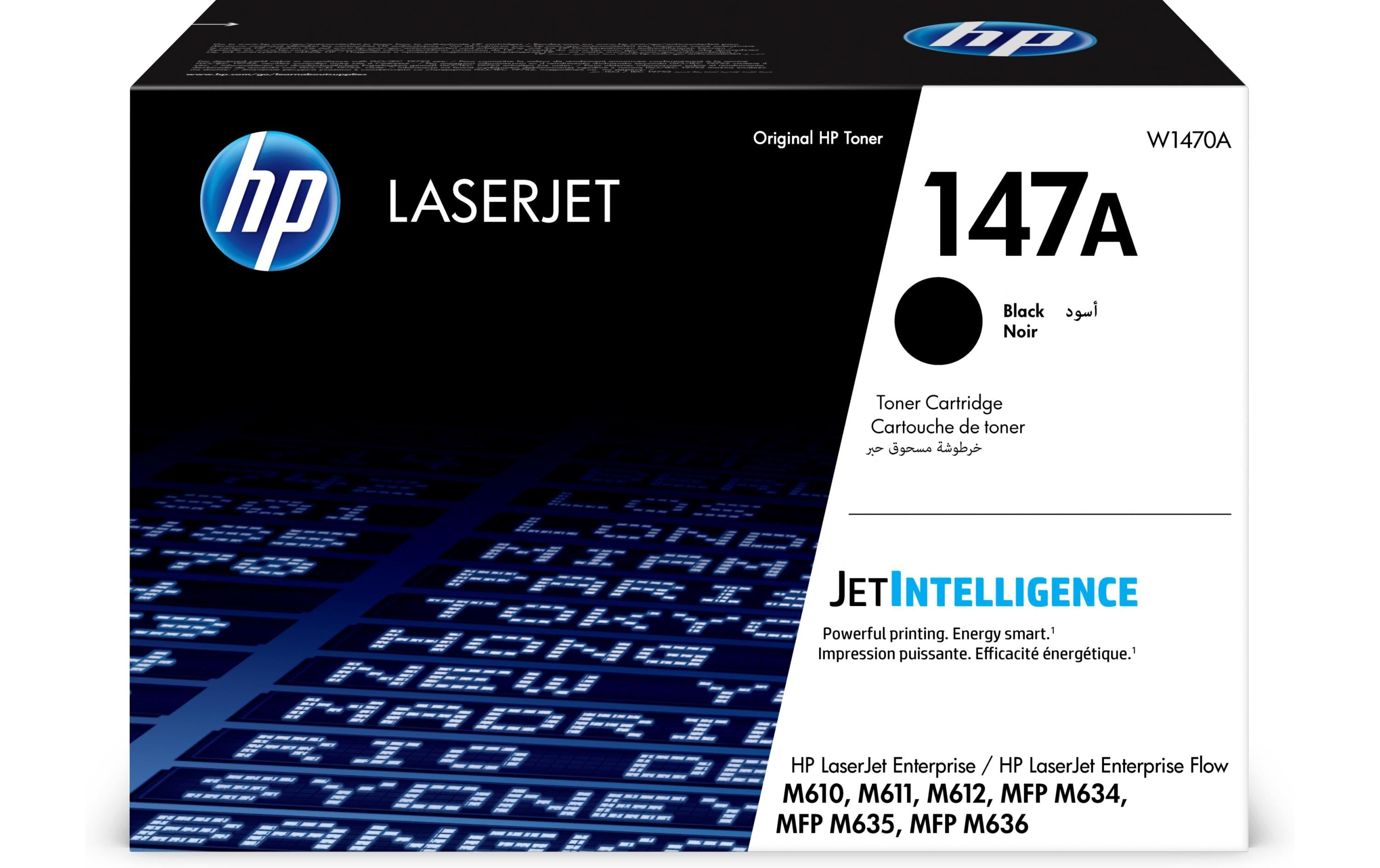HP Toner 147A - Black (W1470A) Seitenkapazität ~ 10'500 Seiten