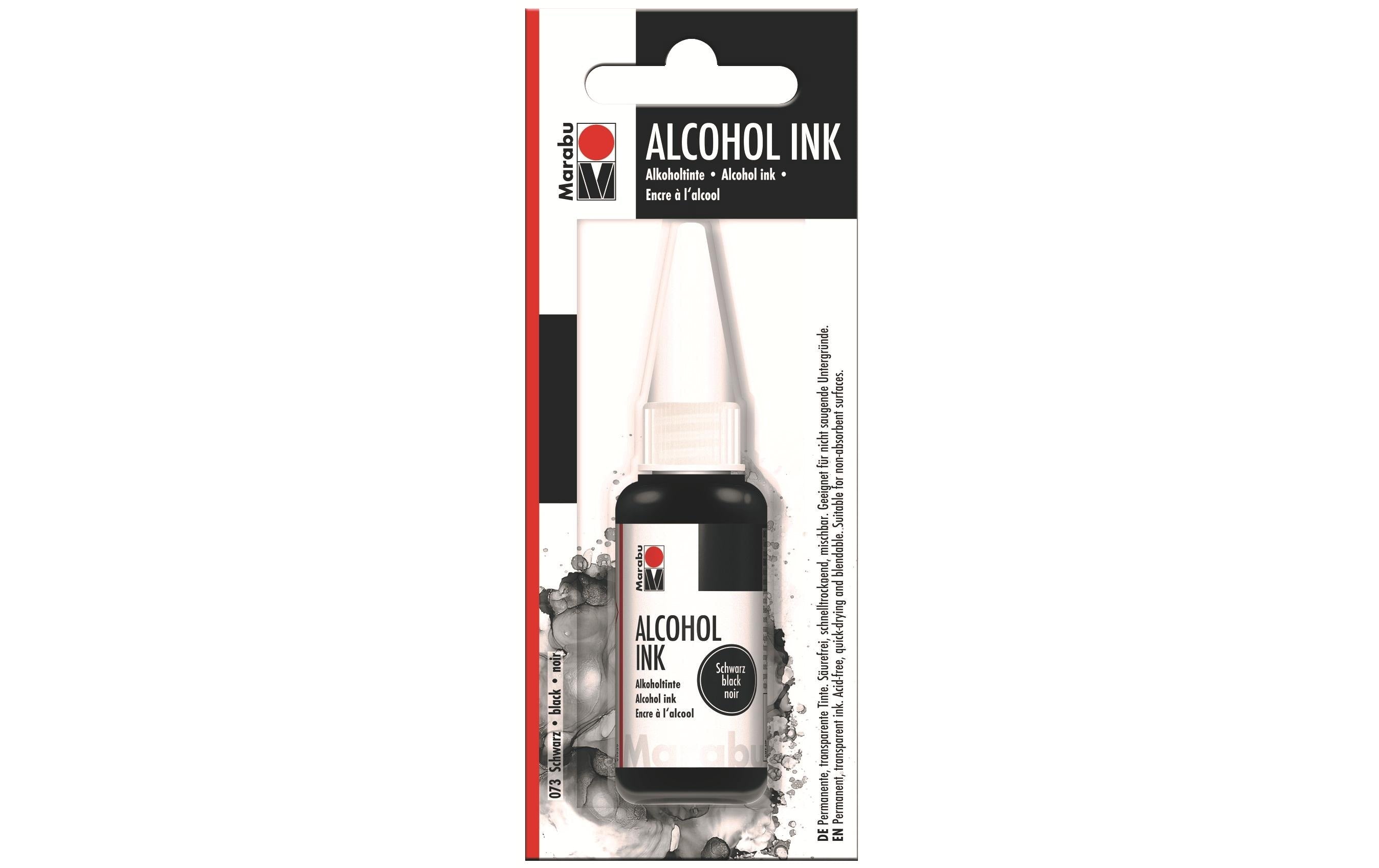 Marabu Alcohol Ink Schwarz 20 ml