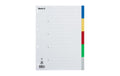 Biella Register A4 PP 5-teilig blanko, mit Indexblatt, farbig