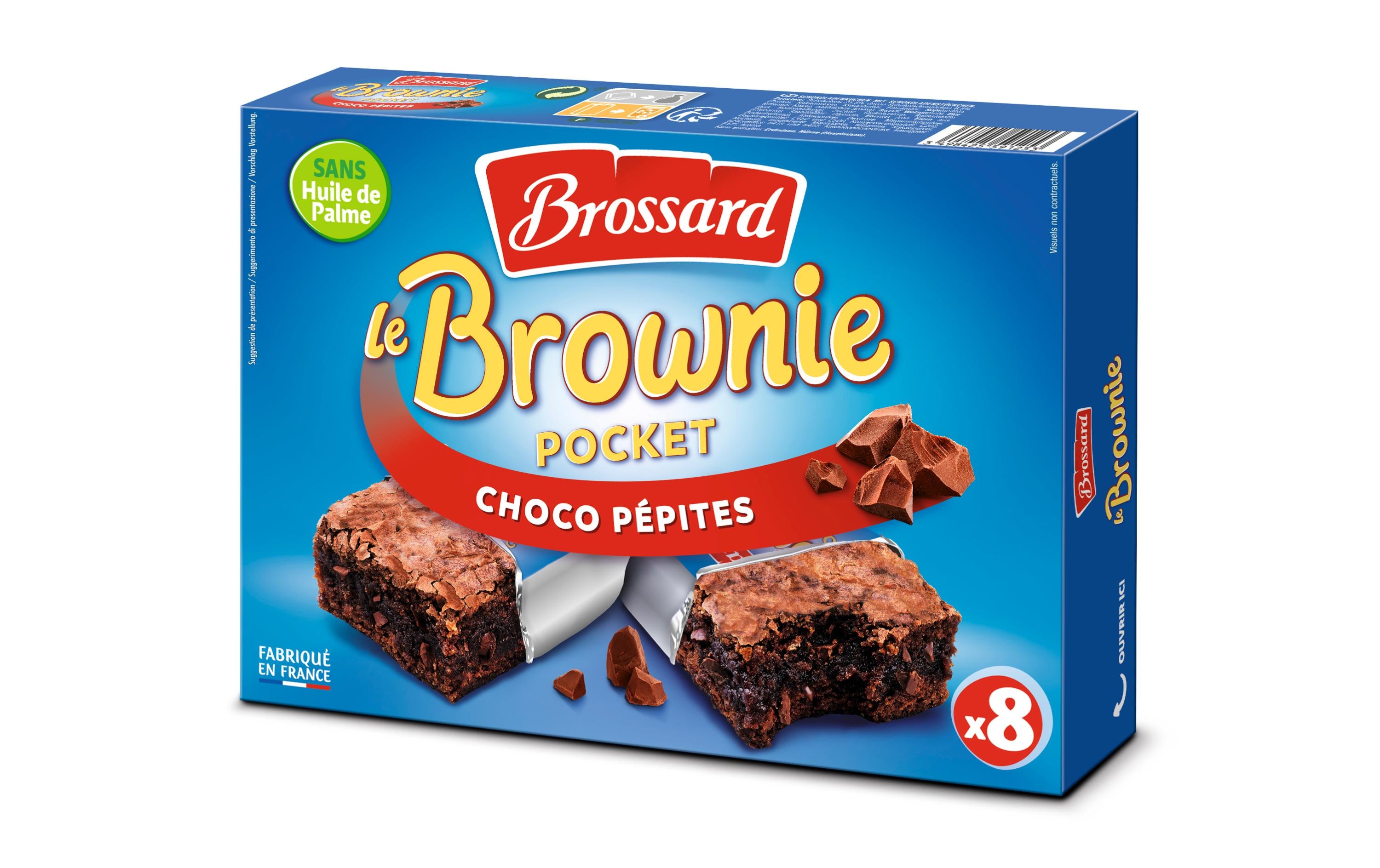 Mini Brownie Schokostückchen 8 Stk