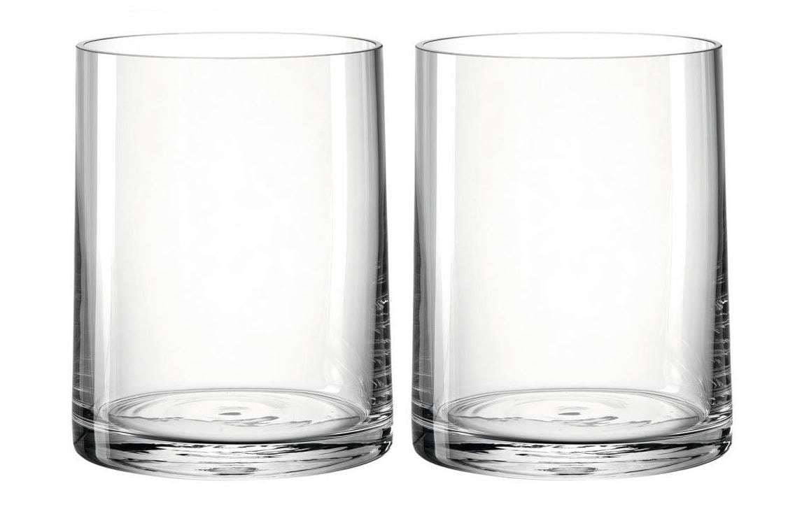 Leonardo Vase 19cm Novara 2 Stück, klar, H: 19cm, D: 15cm