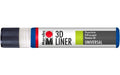 Marabu Plusterfarbe 3D-Liner 25 ml, Mittelblau