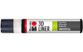 Marabu Plusterfarbe 3D-Liner 25 ml, Schwarz