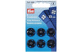 Prym Annähdruckknöpfe, schwarz, nickelfrei 15 mm, Karte 6 Stück