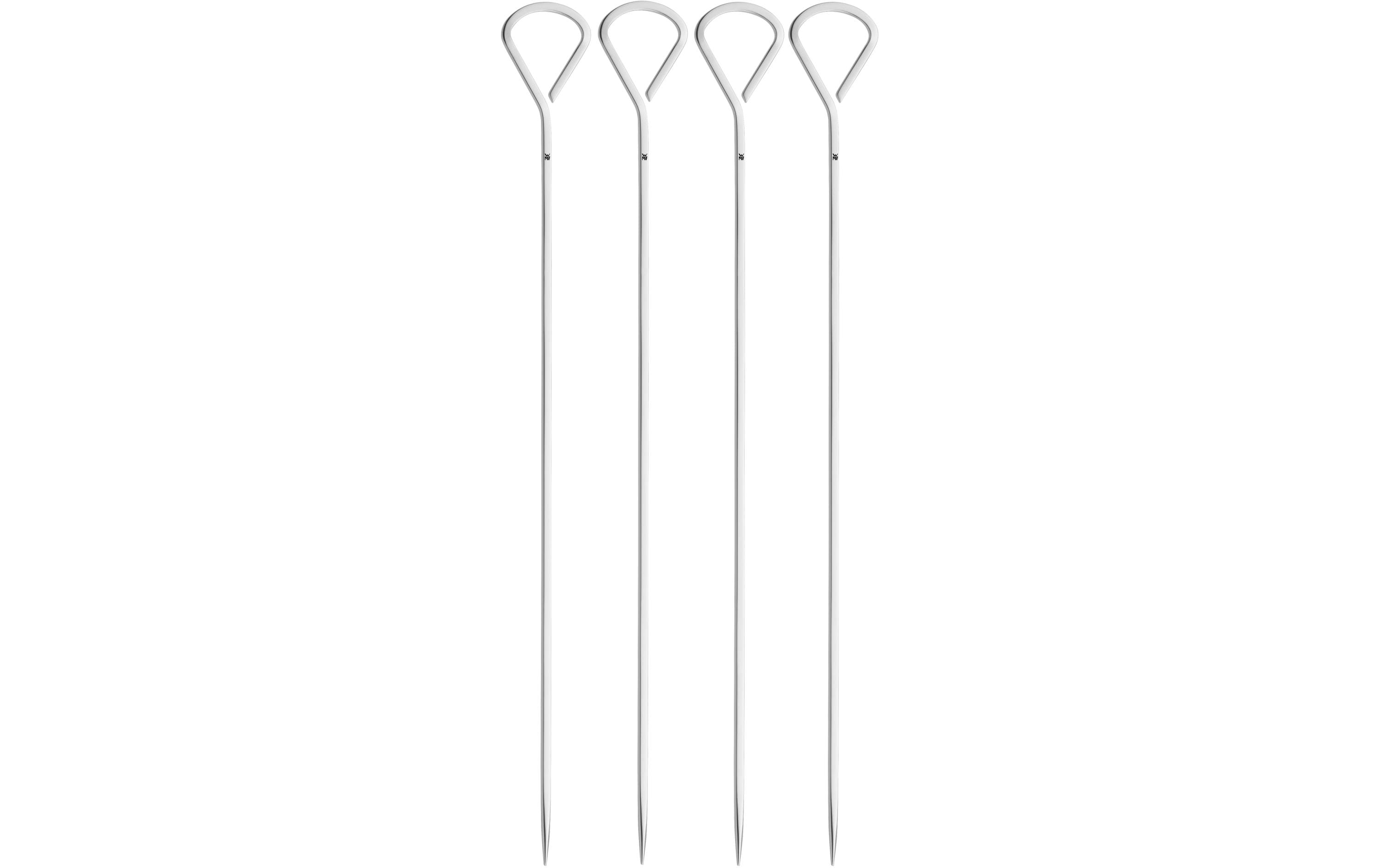 WMF Grillspiesse klein 4 teilig Edelstahl, L 37 cm