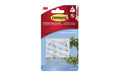 3M Command Transparente Haken M 2 Haken und 4 Strip, Traglast:0.9kg