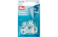 Prym Annähdruckknöpfe, transparent 15 mm, Karte 6 Stück