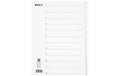 Biella Register Karton A4 12-teilig weiss mit Indexblatt