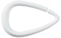 spirella Duschvorhanghaken Drop, Weiss 12 Stück, 5.5 x 3.5 cm, Polypropylene