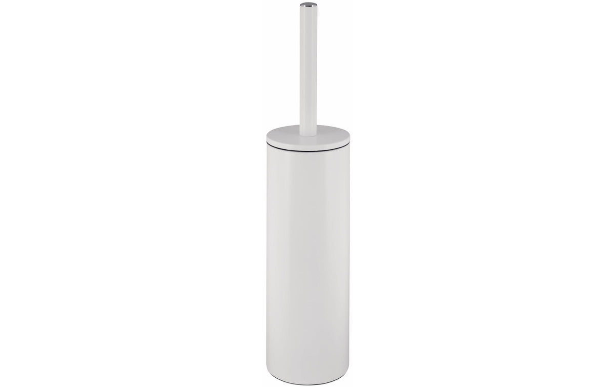 spirella Akira WC-Bürste, Weiss matt Stahl, D: 9.5 cm, H: 40 cm