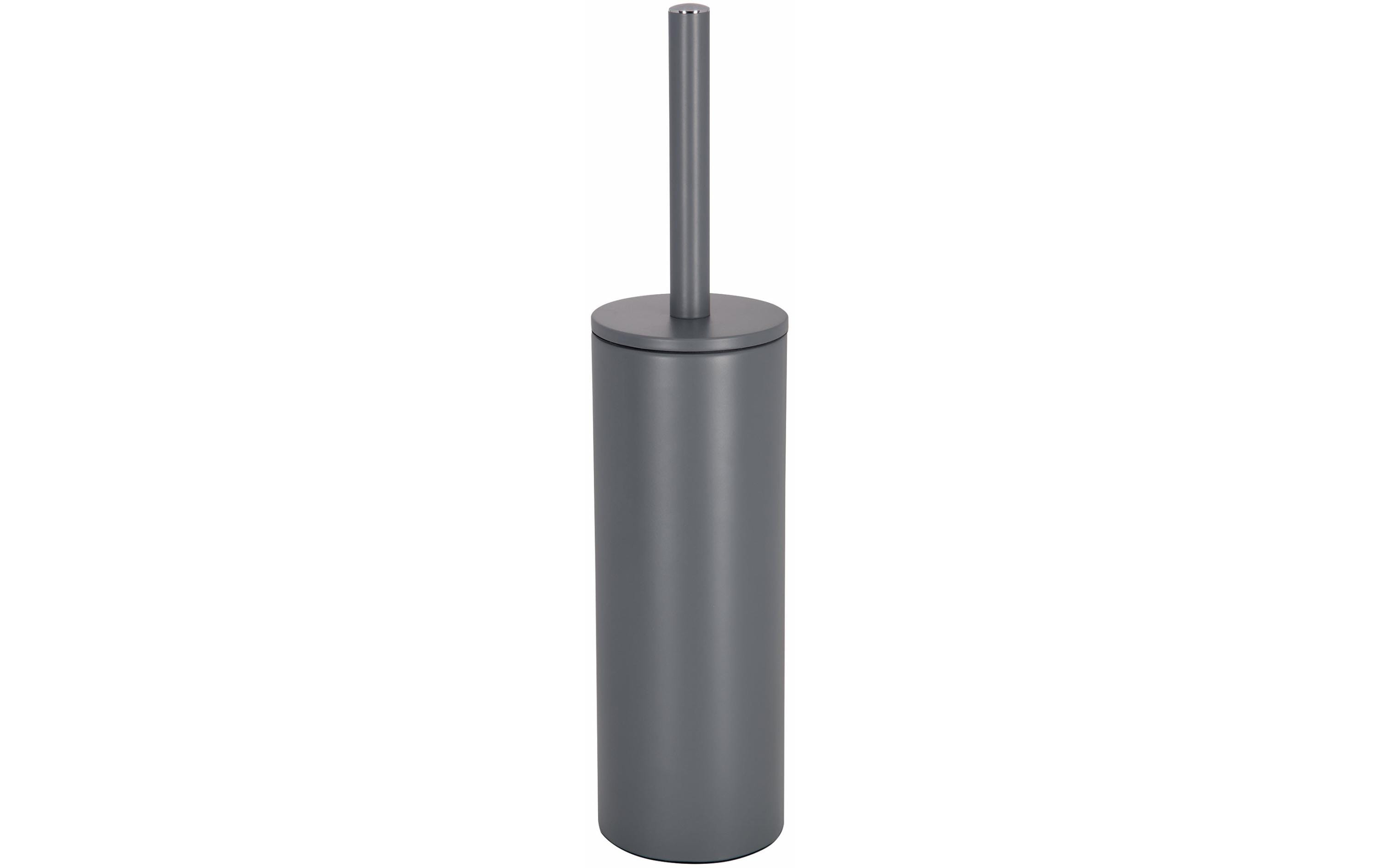 spirella Akira WC-Bürste, Grau matt Stahl, D: 9.5 cm, H: 40 cm