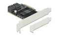 DeLock 5x SATA PCI-Ex2 Kontroller inkl. Low Profile Soltblech