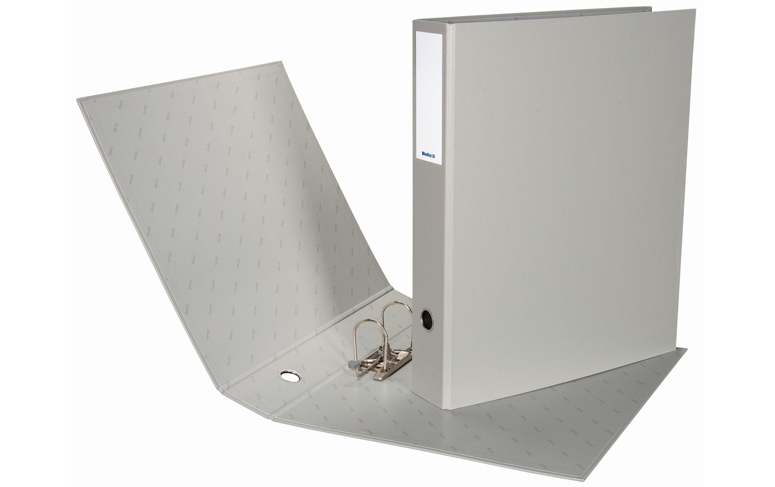 Biella Ordner Strong A3 8 cm Farbe Grau, mit Strong-Mechanik