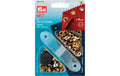 Prym Ösen + Scheiben, gold 4 mm, Karte 50 Stück