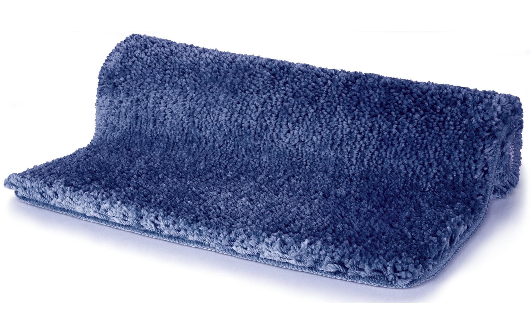 spirella Badteppich Highland, Blau 100% Polyester, waschbar,  40 mm Teppich