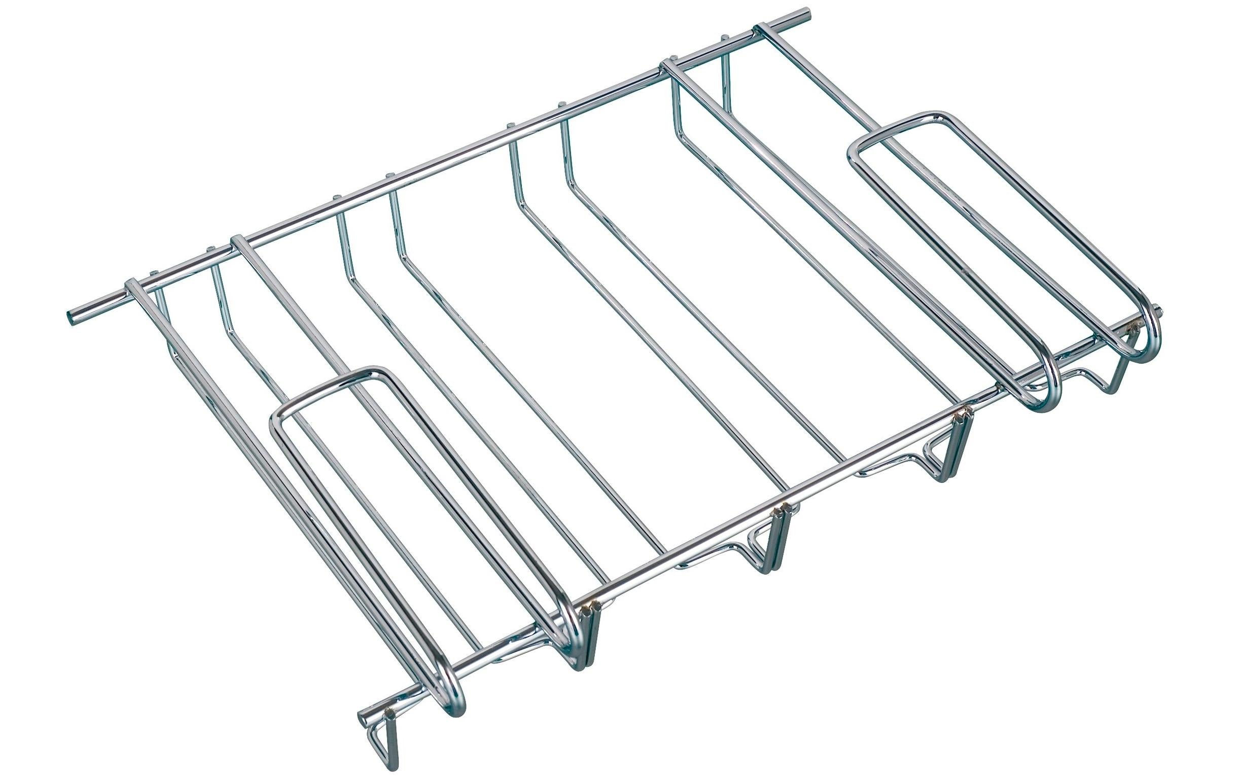 Weno Schrankeinbau Gläserhalter silber, 34x25x8, bis zu 12 Gläser