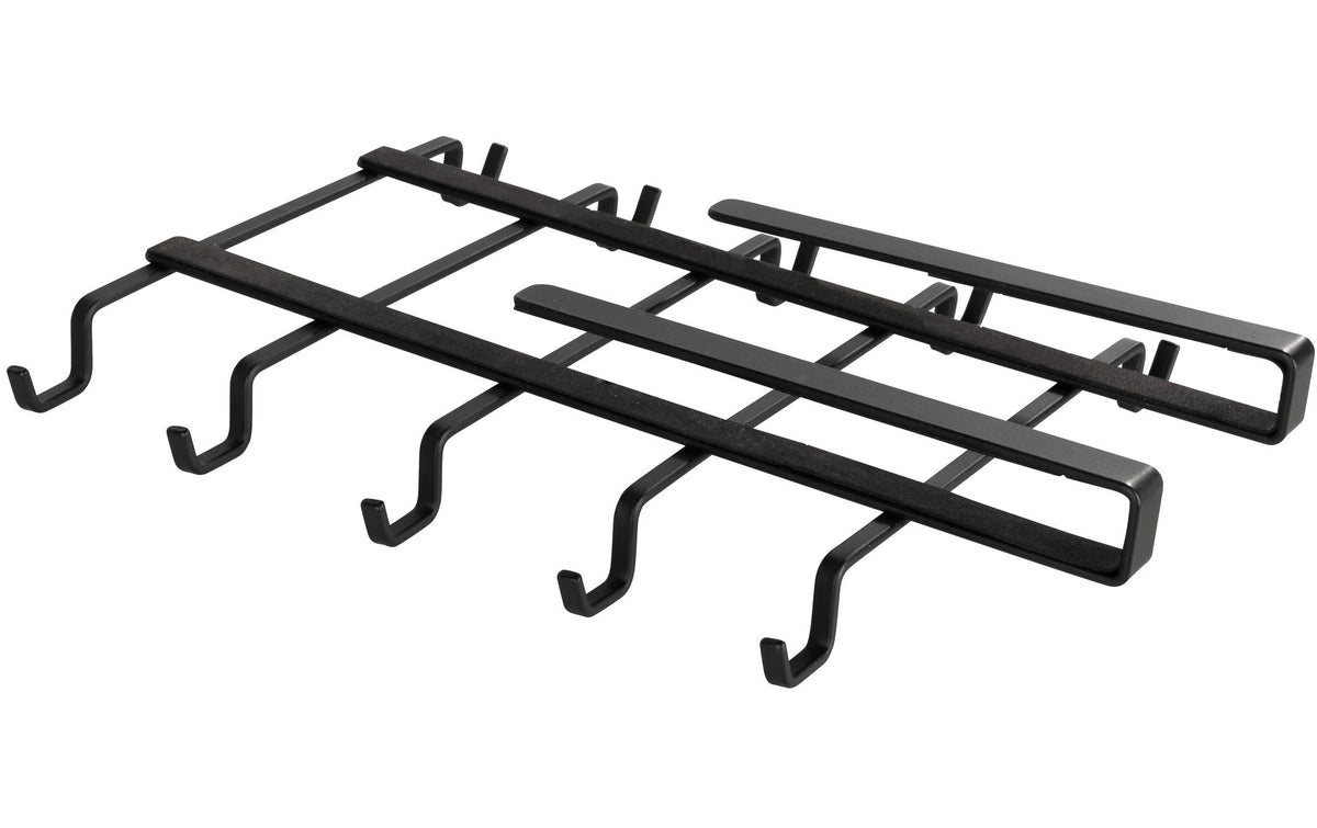 Wenko Schrankeinbau Tassenhalter schwarz, 22x28x5, bis zu 10 Tassen