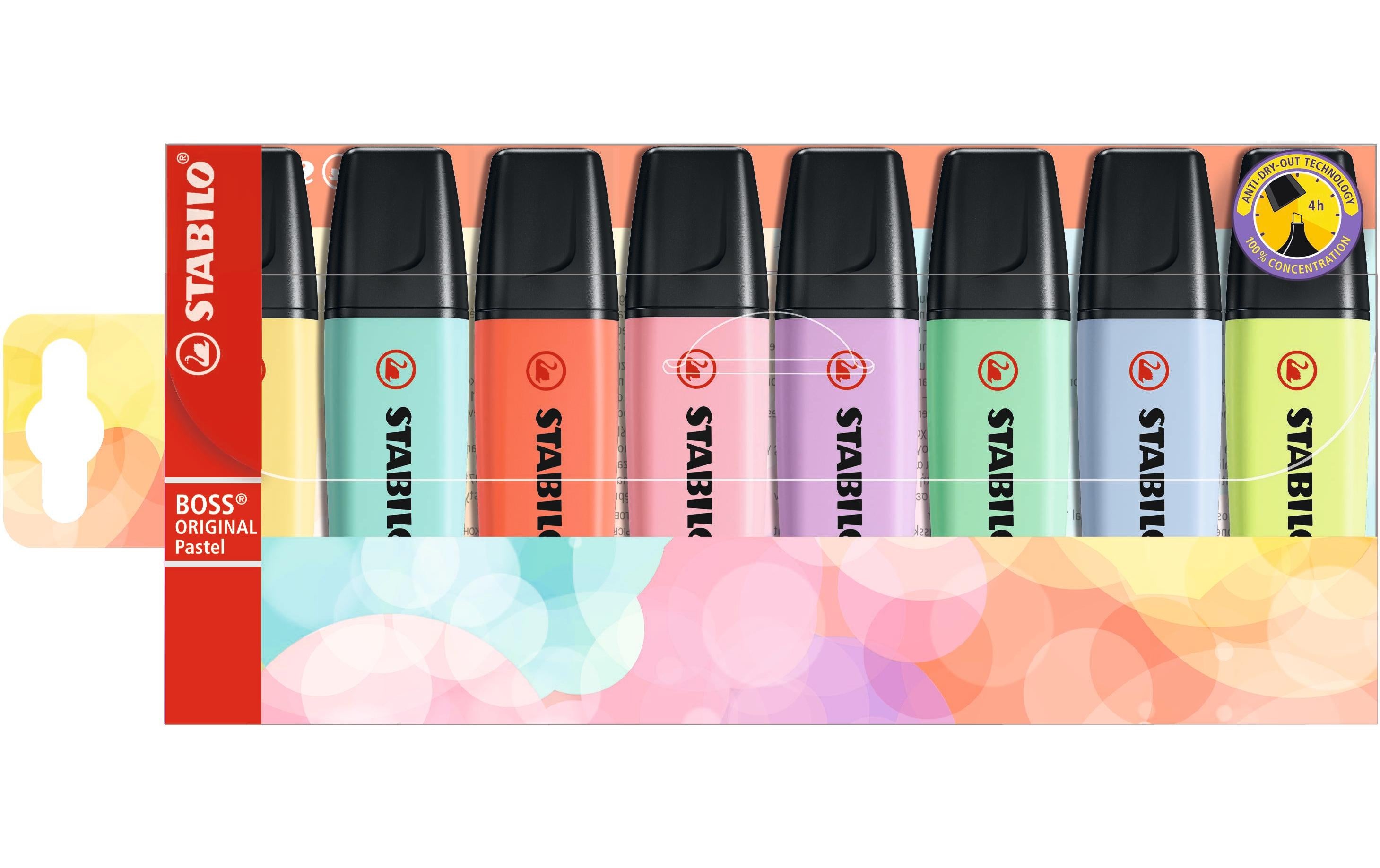 Stabilo Leuchtmarker Pastell 8er Etui assortiert