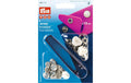 Prym Druckknöpfe Jersey Kappe, perlmutt 12 mm, Karte 6 Stück