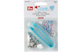 Prym Druckknopf Jersey, Prym Love 8 mm, rosa, hellblau & perle