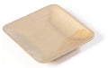 Sier Palm Teller viereckig 20 Stück, 200 x 200 x h20 mm