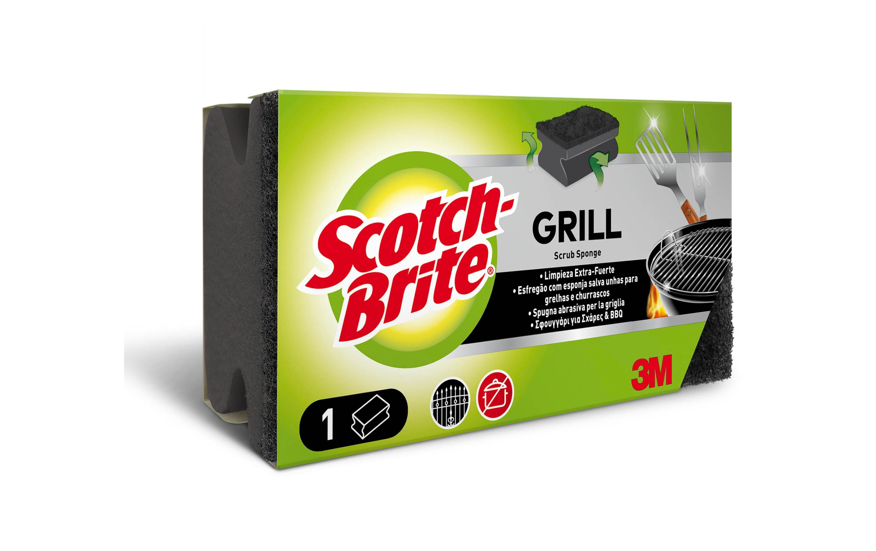 3M Scotch-Brite Griffschwam Grill 1 Stück