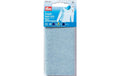 Prym Flickstoff, jeans, hellblau 12 x 45 cm, Karte, aufbügelbar, Baumwolle