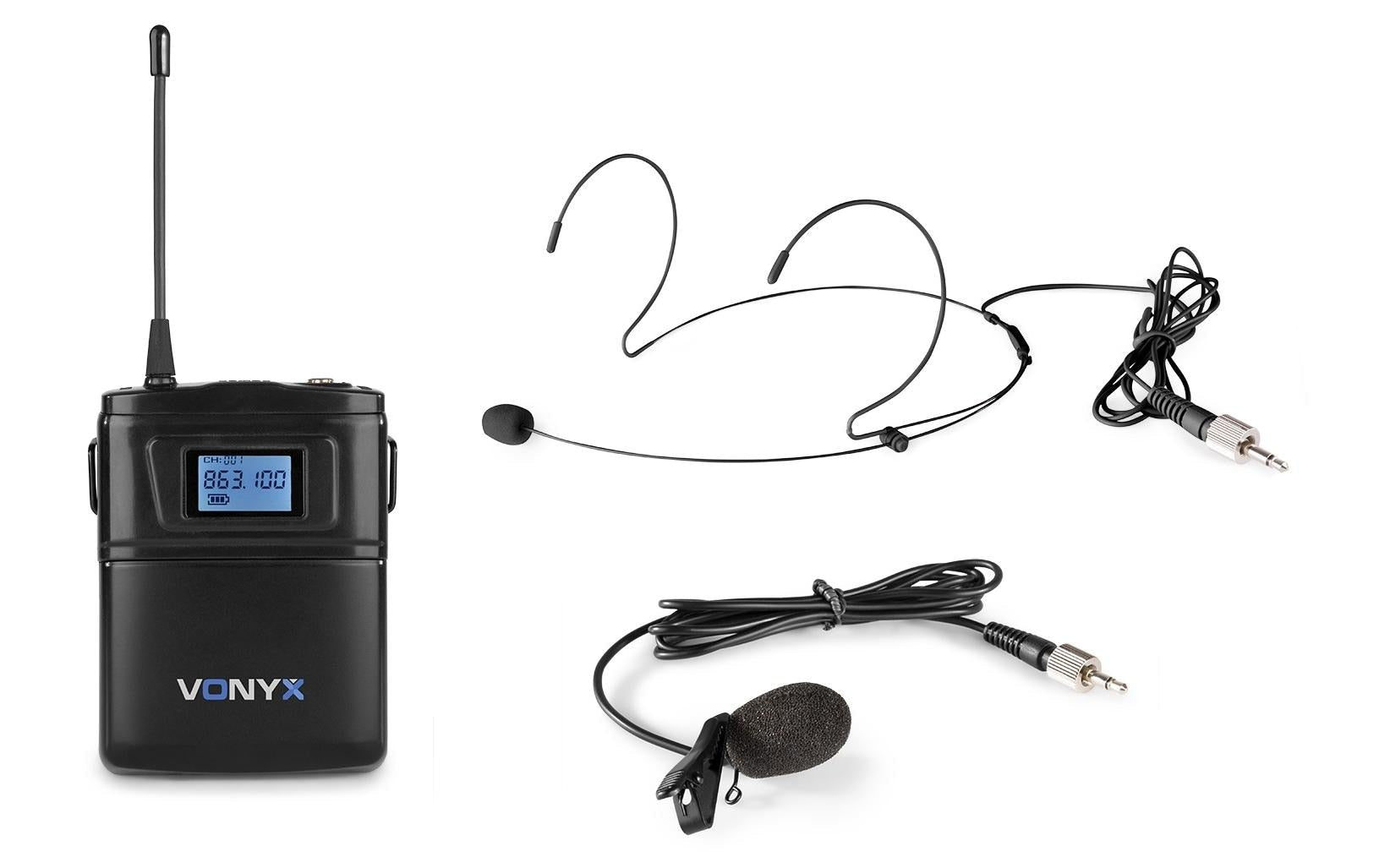 Vonyx WM60B Bodypack + Headset, WM5-Serie