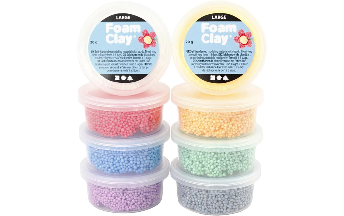 Creativ Company Foam Clay Extra Large 8 x 20 g